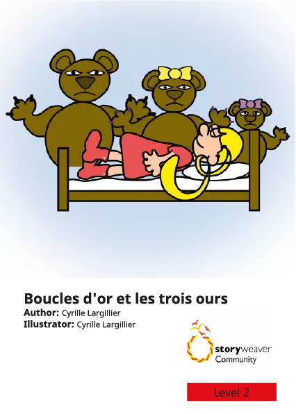 Cover thumbnail - Boucles d'or et les trois ours
