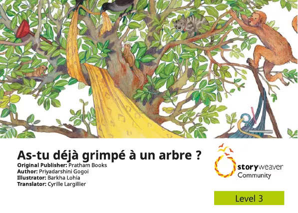 Cover thumbnail - As-tu déjà grimpé à un arbre ?