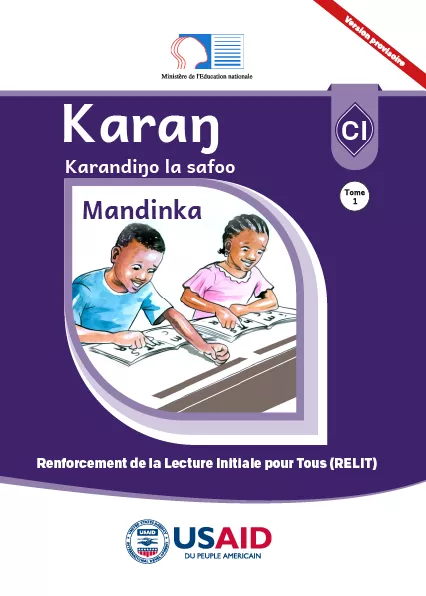 Cover thumbnail - Karaŋ CI - Karandiŋo la safoo - Mandinka - Tome 1